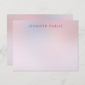 Sjabloon Elegant Colors voor aangepast Script-mono (Voorkant / Achterkant)