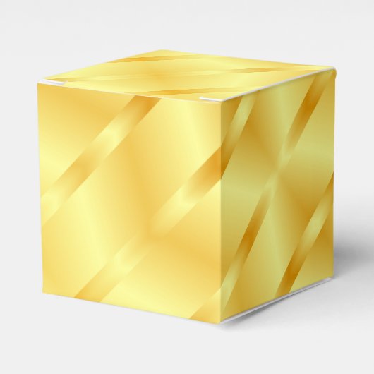 Sjabloon Elegant Faux Gold Metallic look Modern Bedankdoosjes (Voorkant Zijde)