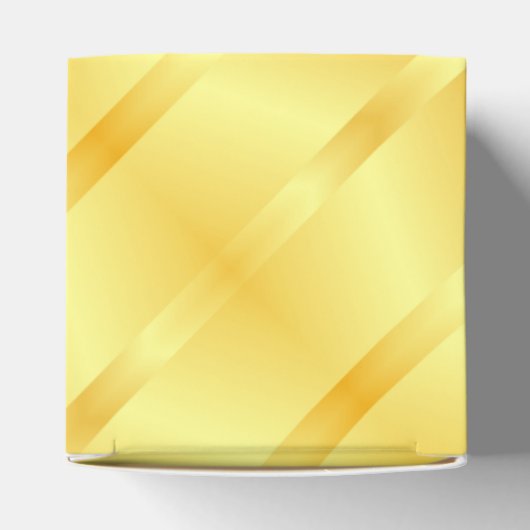 Sjabloon Elegant Faux Gold Metallic look Modern Bedankdoosjes (Bovenkant)