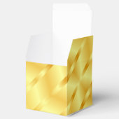 Sjabloon Elegant Faux Gold Metallic look Modern Bedankdoosjes (Geopend)