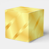 Sjabloon Elegant Faux Gold Metallic look Modern Bedankdoosjes (Achterkant)