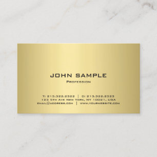 Sjabloon Elegant Gold look Professional Moderne to Visitekaartje