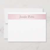 Sjabloon Elegant Roos Gold Handwrited Script (Voorkant)