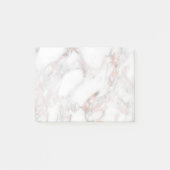 Sjabloon Elegant Roos Marble Background Moderne Post-it® Notes (Voorkant)