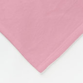 Sjabloon Elegant Roze toevoegen Logo Afbeelding Fo Fleece Deken (Hoek)
