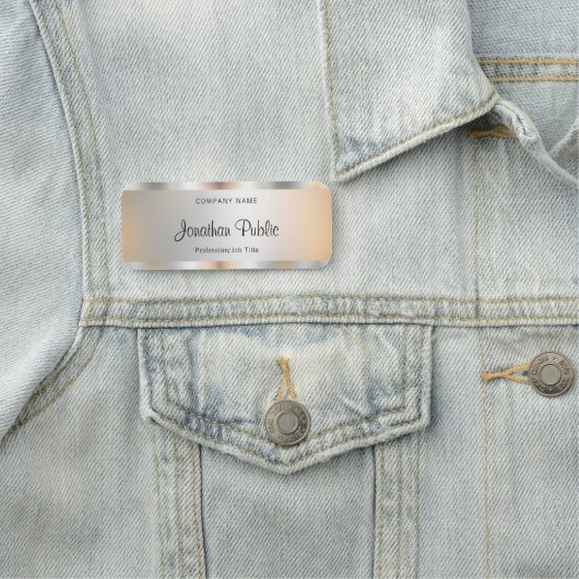 Sjabloon Elegant van de Tekst van het Manuscript v Naamplaatje (In situ)