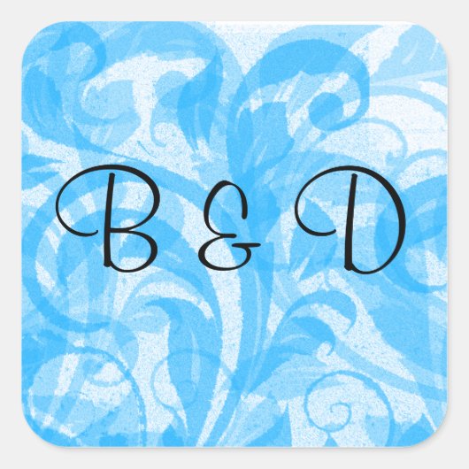 SJABLOON ELEGANT WEDDING ENVELOPE SEAL STICKER (Voorkant)