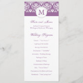 Sjabloon Elegant Wedding Program (Voorkant)
