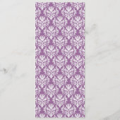 Sjabloon Elegant Wedding Program (Achterkant)