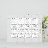 Sjabloon Eucalyptus Wedding Photo Booth Insert (Staand voorkant)