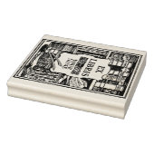 Sjabloon  Ex Libris Book Shelves Rubberstempel (Stempel)