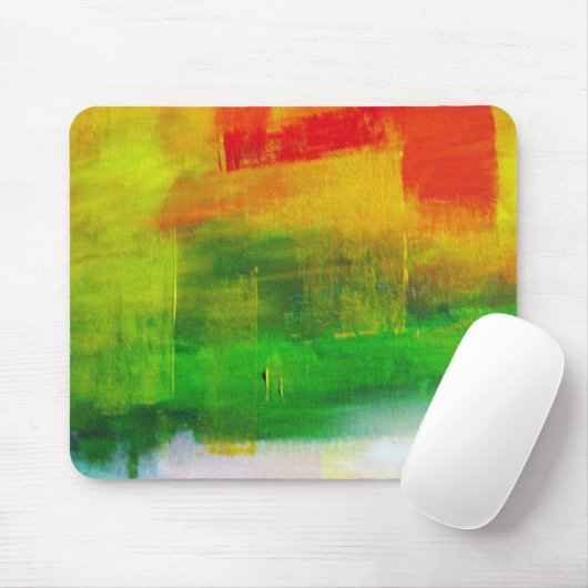 Sjabloon Expressionisme Moderne Abstracte Trendy Muismat (Met muis)