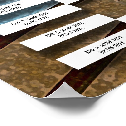 Sjabloon Familiestructuur Poster (Hoek)