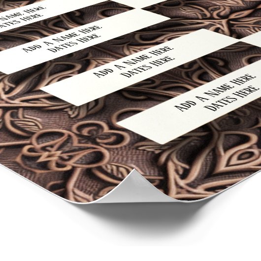 Sjabloon Familiestructuur Poster (Hoek)