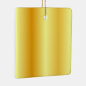 Sjabloon Faux Gold Metallic look - Aangepast leeg Keramisch Ornament (Rechts)