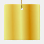 Sjabloon Faux Gold Metallic look - Aangepast leeg Keramisch Ornament (Achterkant)