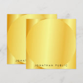 Sjabloon Faux Gold Metallic look - persoonlijk (Voorkant / Achterkant)