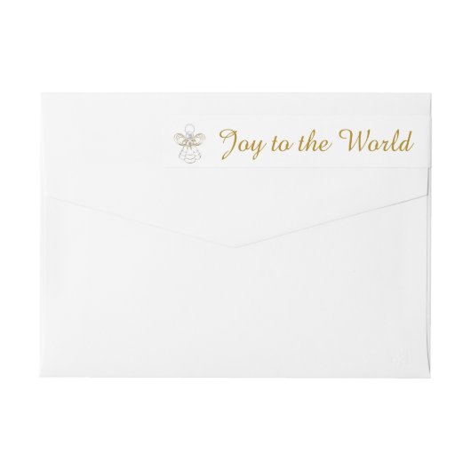 Sjabloon - Filigree Kerstengel uit Joy (Achterkant)