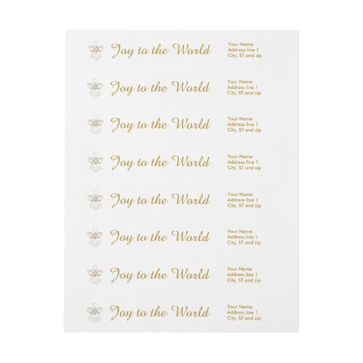 Sjabloon - Filigree Kerstengel uit Joy (Vel)