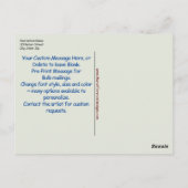 Sjabloon Fine Art Briefkaart Original Love Bouquet (Achterkant)