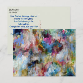 Sjabloon Fine Art Briefkaart Origineel Stormy Sky