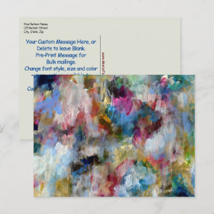 Sjabloon Fine Art Briefkaart Origineel Stormy Sky