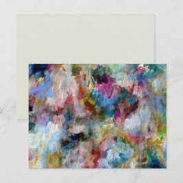 Sjabloon Fine Art Briefkaart Origineel Stormy Sky