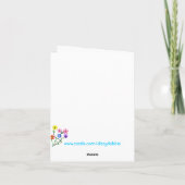 Sjabloon Flamingo Card (Achterkant)