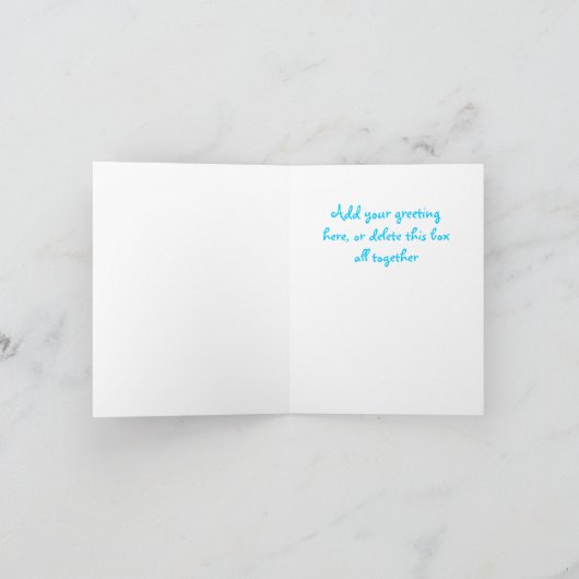 Sjabloon Flamingo Card (Binnen)