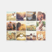 sjabloon fleece deken (Voorkant (Horizontaal))