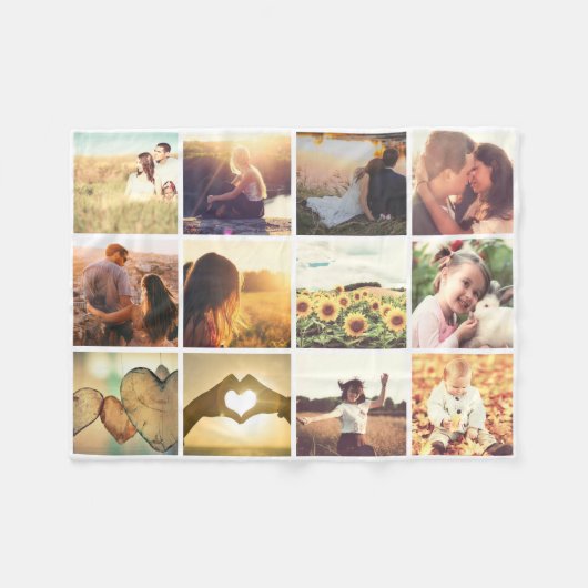 sjabloon fleece deken (Voorkant (Horizontaal))