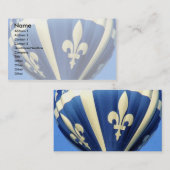 Sjabloon Fleurdelisé Visitekaartje (Voorkant / Achterkant)