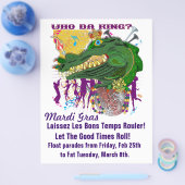 Sjabloon Flyer Mardi Gras (Enkel)