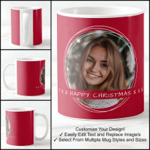 Sjabloon Foto Bericht Aandenken Kerst Rood C81