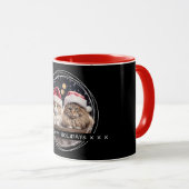 Sjabloon Foto Bericht Keepsake Feestdagen Zwart C0 Mok (Voorkant rechts)