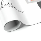 Sjabloon Foto Collage Family Tree - Aangepast Cadeaupapier (Rol Hoek)