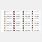 Sjabloon Foto- en naamlabels voor Sticker (Vel)