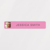 Sjabloon Foto- en naamlabels voor Sticker (Design 1)