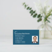 Sjabloon Foto Realtor Visitekaartje (Staand voorkant)
