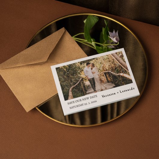 Sjabloon foto save the date