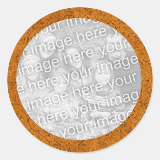 Sjabloon Foto Sticker aanjagen (Voorkant)