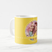 Sjabloon Fotobericht Keepsake Liefde Geel C61 Koffiemok (Voorkant links)