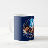 Sjabloon Fotobericht Keepsake Verjaardagsmarine C4 Koffiemok (Voorkant links)