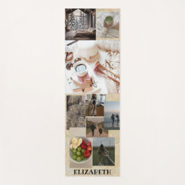 Sjabloon Fotocollage Aangepaste naam Schattige Yogamat
