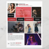 Sjabloon fotografie flyer (Voorkant)