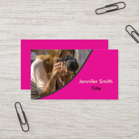 Sjabloon | Fotografie - Foto Visitekaartje (Voorkant / Achterkant in situ)