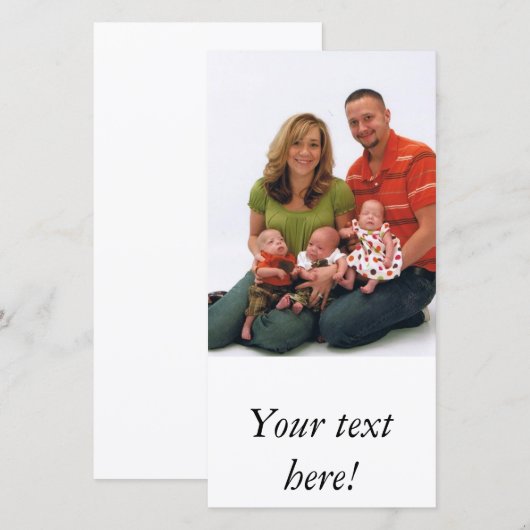 Sjabloon fotokaart (Voorkant / Achterkant)