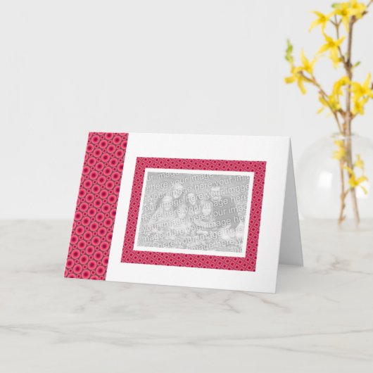 Sjabloon fotonotitiekaarten (Gele Bloem)