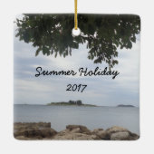 Sjabloon Fotorechthoekcamera Keramisch Ornament (Achterkant)