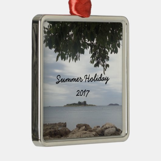 Sjabloon Fotorechthoekcamera Metalen Ornament (Rechts)